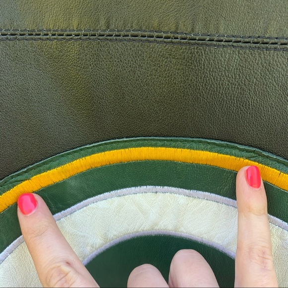 Greenbay Packers Men’s Leather Jacket - Picture 9 of 10